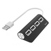 HUB USB 2.0 HAMA CON 4 PUERTOS USB 2.0 480Mbits COLOR