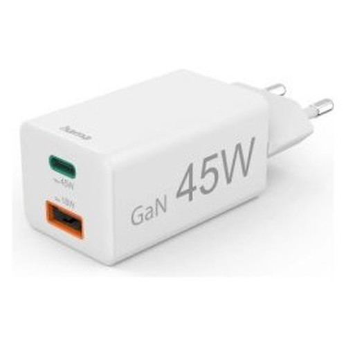 CARGADOR USB HAMA 45W 1xUSB-C PD 1xUSB-A MINICARGADOR-SX99 CARGADOR USB HAMA 45W 1xUSB-C PD 1xUSB-A MINICARGADOR