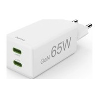 CARGADOR USB GAN HAMA 00201994 65W PD 2xUSB-C BLANCO-SX99 CARGADOR USB GAN HAMA 00201994 65W PD 2xUSB-C BLANCO