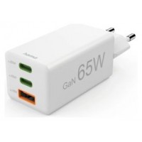 Cargador De Pared Hama Mini 2xusb-c 1xusb-a Gan 65w