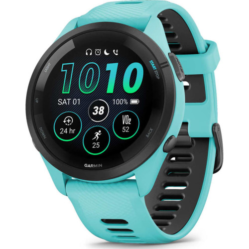 SMARTWATCH GARMIN FORERUNNER 265 TURQUESA NEGRO GPS-SX35 SMARTWATCH GARMIN FORERUNNER 265 TURQUESA NEGRO GPS