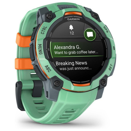 SMARTWATCH GARMIN INSTINCT 3 45MM AMOLED VERDE CORREA VERDE-SX35 SMARTWATCH GARMIN INSTINCT 3 45MM AMOLED VERDE CORREA VERDE