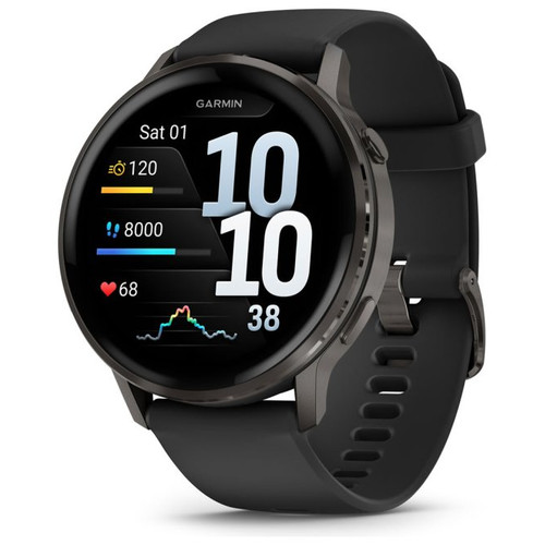 SMARTWATCH GARMIN VENU 4 45 MM BISEL NEGRO-SX35 SMARTWATCH GARMIN VENU 4 45 MM BISEL NEGRO