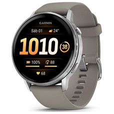 SMARTWATCH GARMIN VENU 4 45 MM BISEL PLATEADO