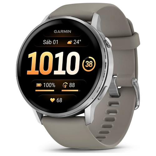 SMARTWATCH GARMIN VENU 4 45 MM BISEL PLATEADO-SX35 SMARTWATCH GARMIN VENU 4 45 MM BISEL PLATEADO