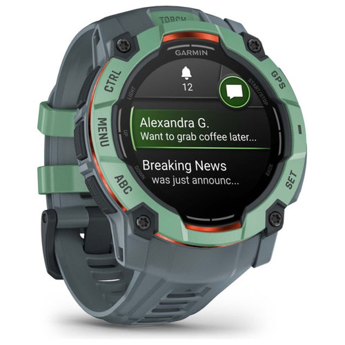 SMARTWATCH GARMIN INSTINCT 3 50MM AMOLED VERDE CORREA VERDE-SX35 SMARTWATCH GARMIN INSTINCT 3 50MM AMOLED VERDE CORREA VERDE