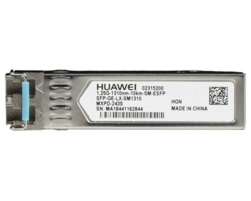 HUAWEI OPTICAL TRANSCEIVER,ESFP,GE,SINGLE-MODE MODULE(1310NM,10KM,LC) (Espera 4 dias)