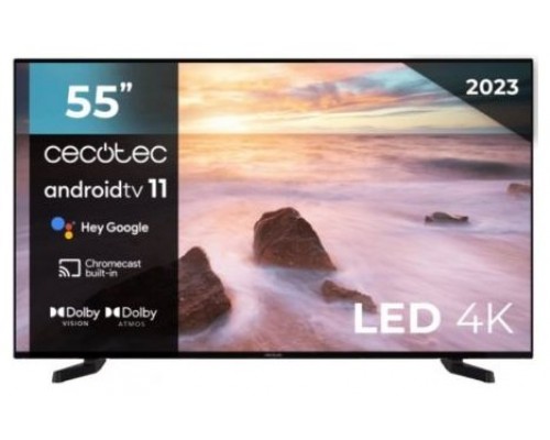 TV CECOTEC 55" ANDROID TV A2 ULTRA HD 4K LED SERIES ALU20055 V