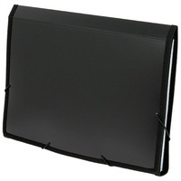 GRAFOPLAS Clasificador fuelle semi-rigido con departamentos interiores folio negro-IR40 GRAFOPLAS Clasificador fuelle semi-rigido con departamentos interiores folio negro