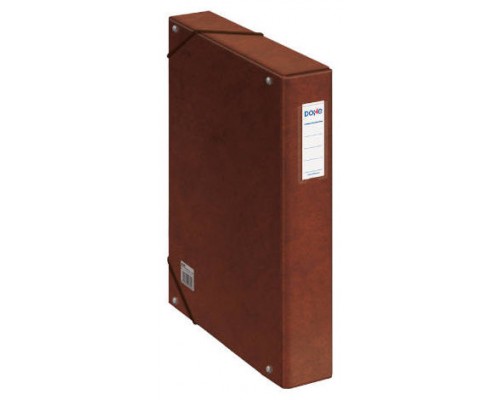 CAJAS DE PROYECTOS CART&Oacute;N FORRADO LOMO DE 5 CM CUERO CON ETIQUETA 245X350X50 DOHE 09572 (Espera 4 dias)