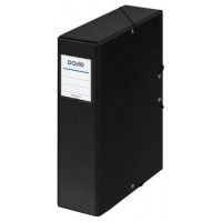 CAJAS DE PROYECTOS CART&Oacute;N FORRADO LOMO DE 9 CM NEGRO CON ETIQUETA 245X350X90 DOHE 09747 (Espera 4 dias)