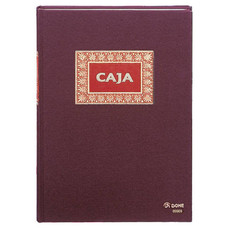 DOHE Libro de caja forrado tela 100h numeradas folio-IR30 DOHE Libro de caja forrado tela 100h numeradas folio