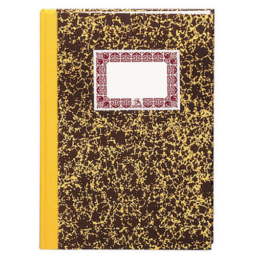 DOHE Cuaderno cartone cuentas corrientes 100h folio amarillo