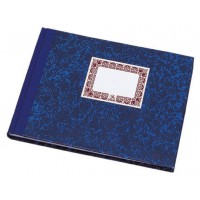 LIBRO DE CARTON&Eacute; RAYADO HORIZONTAL AZUL 1/4 APAISADO 100 HOJAS  DOHE 09961 (Espera 4 dias)