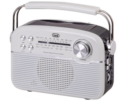 RADIO TREVI RA 7F50 BT PORTABLE RADIO CARGA SOLAR+AW+SD TIF. WHITE-SX30 RADIO TREVI RA 7F50 BT PORTABLE RADIO CARGA SOLAR+AW+SD TIF. WHITE