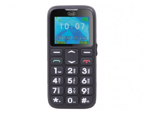 TELEFONO TREVI SICURO 10 SENIOR PHONE BIG BUTTONS FUNCION S.O.S. BLACK