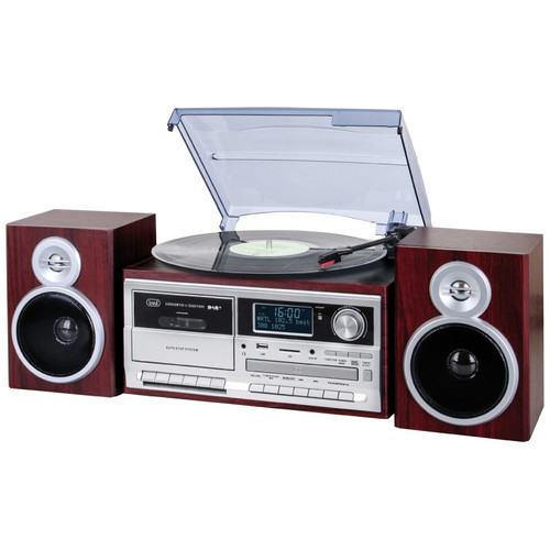 TOCADISCOS TREVI TT 1072 DAB TURNTABLE +DAB+AW+ENCODING DARK WOOD-SX30 TOCADISCOS TREVI TT 1072 DAB TURNTABLE +DAB+AW+ENCODING DARK WOOD
