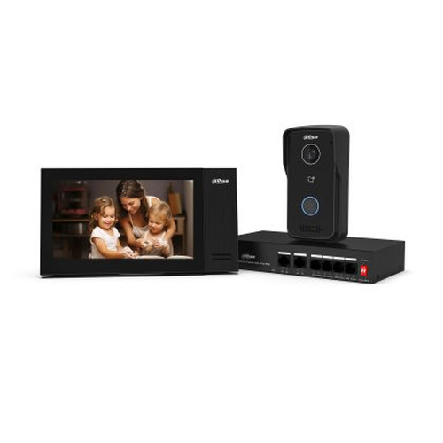 Dahua Technology DHI-VTO2111D-P-S3 sistema de intercomunicación de video 2 MP 17,8 cm (7") Negro (Espera 4 dias)-SX20 Dahua Technology DHI-VTO2111D-P-S3 sistema de intercomunicación de video 2 MP 17,8 cm (7") Negro (Espera 4 dias)