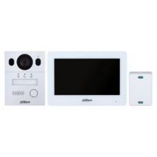 (DHI-KTX01(F)/DHI-VTO2003F/DHI-VTH5123H-W-S2) DAHUA KIT VIDEOPORTERO PARA INSTALACION EMPOTRADA, 2 HILOS, IP65, IK07 (Espera 4 dias)