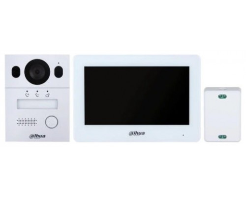 (DHI-KTX01(S)/DHI-VTO2003F/DHI-VTH5123H-W-S2) DAHUA KIT VIDEOPORTERO PARA INSTALACION EN SUPERFICIE, 2 HILOS, IP65, IK07 (Espera 4 dias)