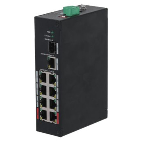 (DH-PFS3110-8ET-96-V2) DAHUA SWITCH 10 PUERTOS / 8 PUERTOS POE LARGA DISTANCIA 250M WATCHDOG 2.0 (Espera 4 dias)