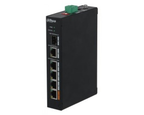 DAHUA - DH-PFS3106-4ET-60-V2 - SWITCH POE INDUSTRIAL NO GESTIONABLE 4 PUERTOS 100MBPS + 2 PUERTOS COMBO GIGABIT MODO CCTV (Espera 4 dias)