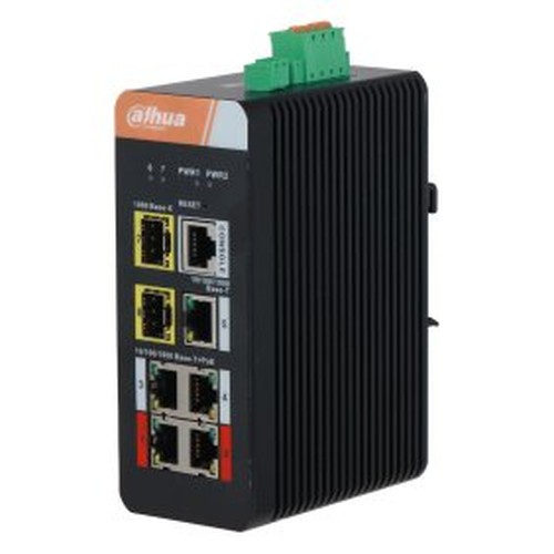 (DH-IS4207-4GT-120) DAHUA SWITCH INDUSTRIAL L2 MANAGED 4 1000M GESTIONABLE POE 2.0 WATCHDOG (Espera 4 dias)-SX30 (DH-IS4207-4GT-120) DAHUA SWITCH INDUSTRIAL L2 MANAGED 4 1000M GESTIONABLE POE 2.0 WATCHDOG (Espera 4 dias)