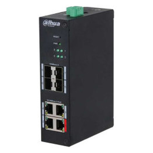 (DH-HS4408-4ET-96) DAHUA SWITCH4 PUERTOS 10/100 + 4SFP GIGABIT 96W MANAGED L2 HARDENED POE (Espera 4 dias)-SX30 (DH-HS4408-4ET-96) DAHUA SWITCH4 PUERTOS 10/100 + 4SFP GIGABIT 96W MANAGED L2 HARDENED POE (Espera 4 dias)