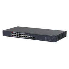 (DH-CS4218-16ET-190-V2) DAHUA SWITCH 18 PUERTOS, GESTIONABLE CON CLOUD. 16 PUERTOS POE (Espera 4 dias)