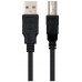 CABLE USB 2.0 IMPRESORA TIPO A/M-B/M, NEGRO 1.8 M