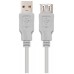 Nanocable - Cable alargador USB 2.0 de 3m conexion