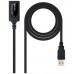 - Cable prolongador USB 2.0 con conector tipo A macho