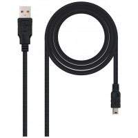 CABLE USB 2.0, TIPO A/M-MINI USB 5PIN/M, 1.0 M