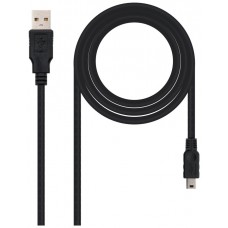 Nanocable Cable USB 2.0 A/M-MINI USB 5p/M  3 M