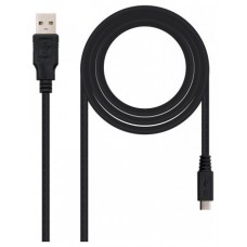 - Cable USB 2.0 con conector tipo A macho en un