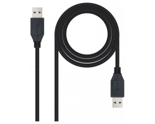 Nanocable - Cable USB 3.0 de 2,0m A/M - A/M negro