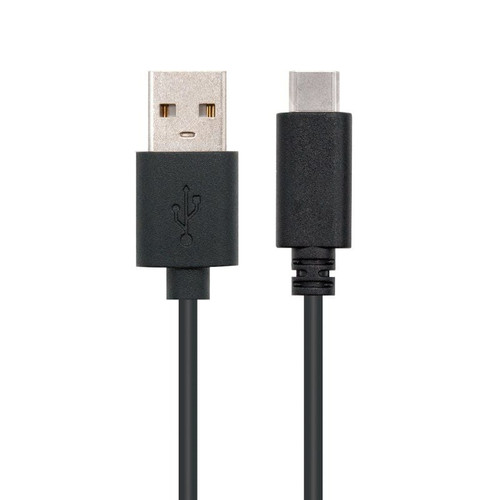 CABLE USB 2.0 3A, TIPO USB-C/M-A/M, NEGRO, 0.5M-HO61 CABLE USB 2.0 3A, TIPO USB-C/M-A/M, NEGRO, 0.5M