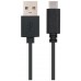 Nanocable - Cable USB 2.0 3A Tipo USB-C/M-A/M 1M Negro