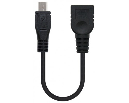 - Cable USB 2.0 OTG con conector tipo Micro USB B