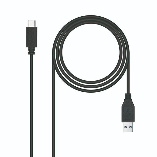 Cable USB 3.1 Gen2 10Gbps 3A, tipo USB-C/M-A/M, negro,-HO61 Cable USB 3.1 Gen2 10Gbps 3A, tipo USB-C/M-A/M, negro,