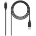 Nanocable - Cable USB 3.1 Gen2 10Gbps 3A USB-C/M-A/M