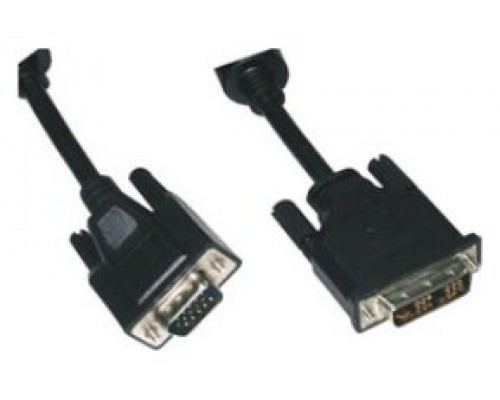 Nanocable - Cable DVI 18+5/M a VGA HDB15/M 3m Negro