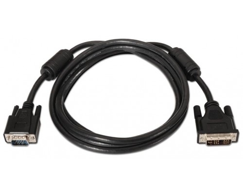 DVI A - SVGA, 5m, Negro