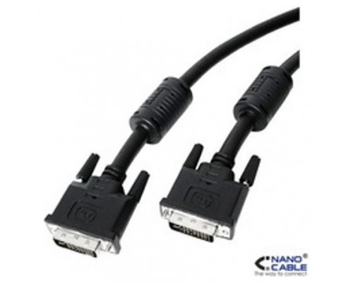 - Cable DVI a DVI con conector tipo 24+1 macho