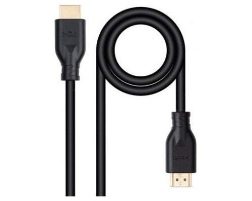 CABLE HDMI V2.0 4K@60HZ 18Gbps CCS NEGRO 0.5 M