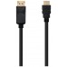 Cable conversor DISPLAYPORT macho en un extremo y HDMI