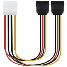 Nanocable - Cable adaptador 20cm de Molex a SATA