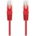 CABLE DE RED LATIGUILLO CRUZADO RJ45 CAT.5E UTP AWG24 1 M ROJO NANOCABLE (Espera 4 dias)