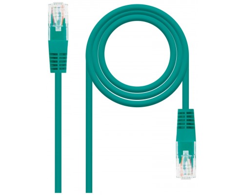 Nanocable - Cable red latiguillo cat.6 utp awg24 verde