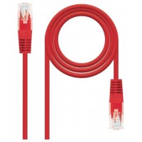 Nanocable - Cable red latiguillo cat.6 utp awg24 rojo